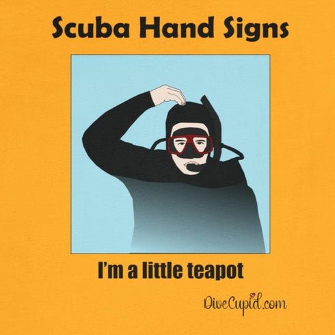 "I'm a little teapot!" Funny Fitted T-shirt